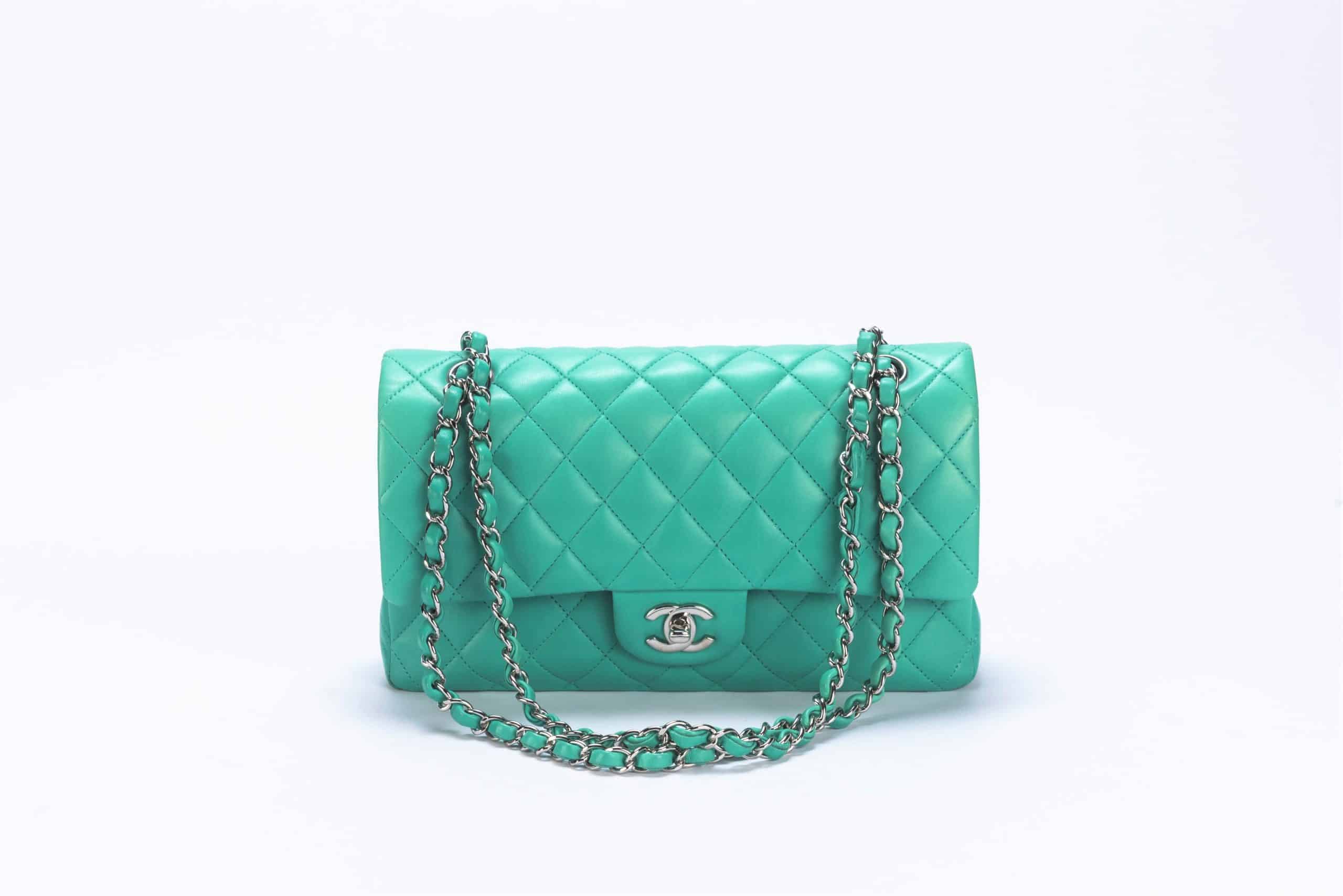 green chanel purse